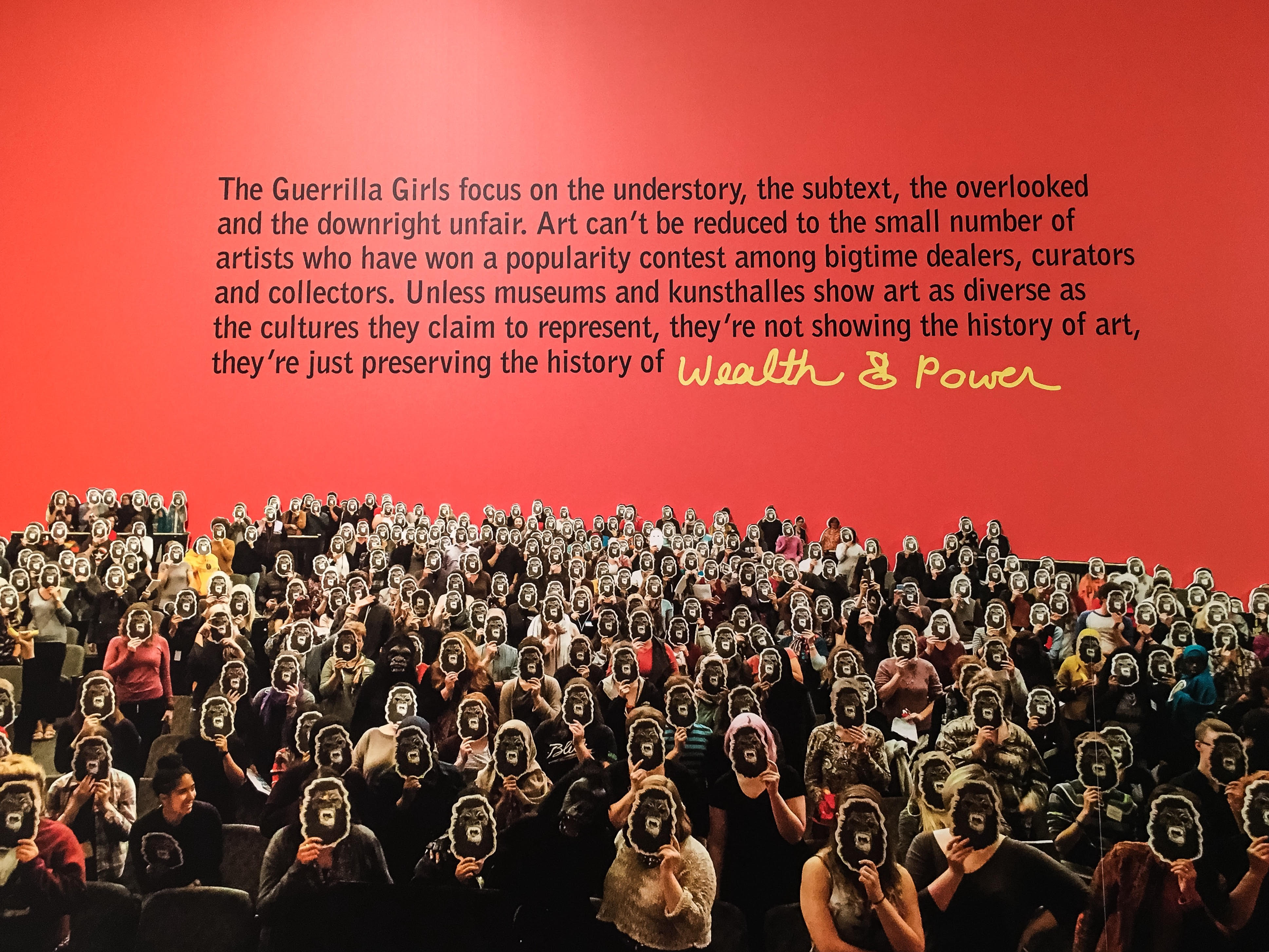 Art Road visiting Guerrilla Girls